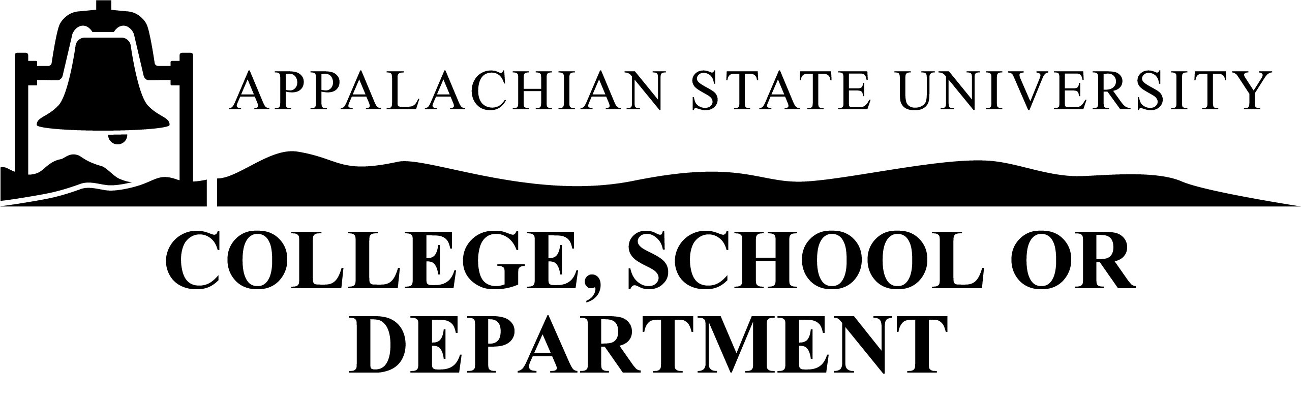 College or department horizontal logo