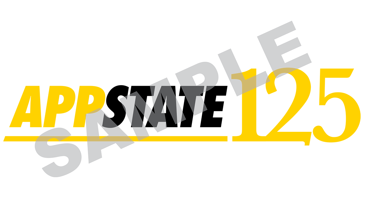 App State 125 logos SAMPLE