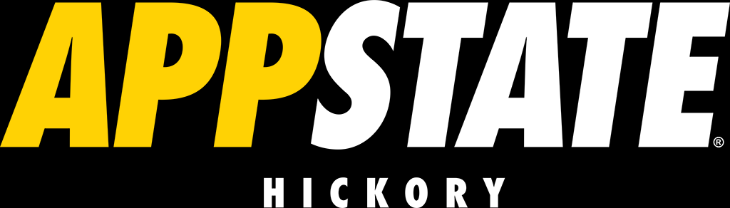 AppState Hickory logo with registration mark - white and gold