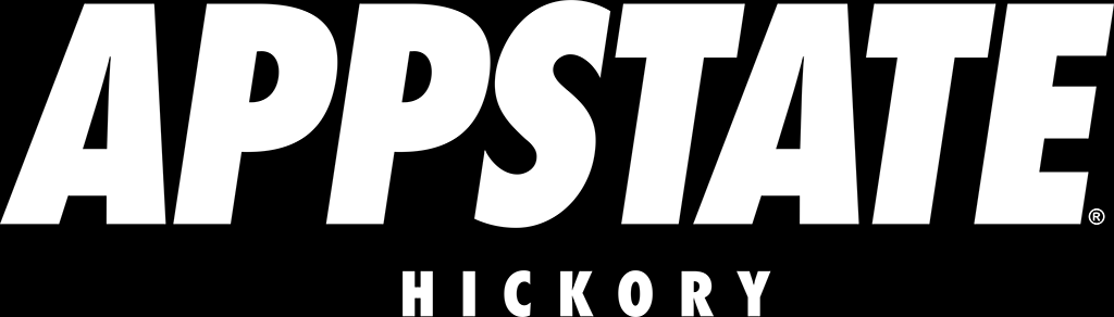 AppState Hickory logo with registration mark - white
