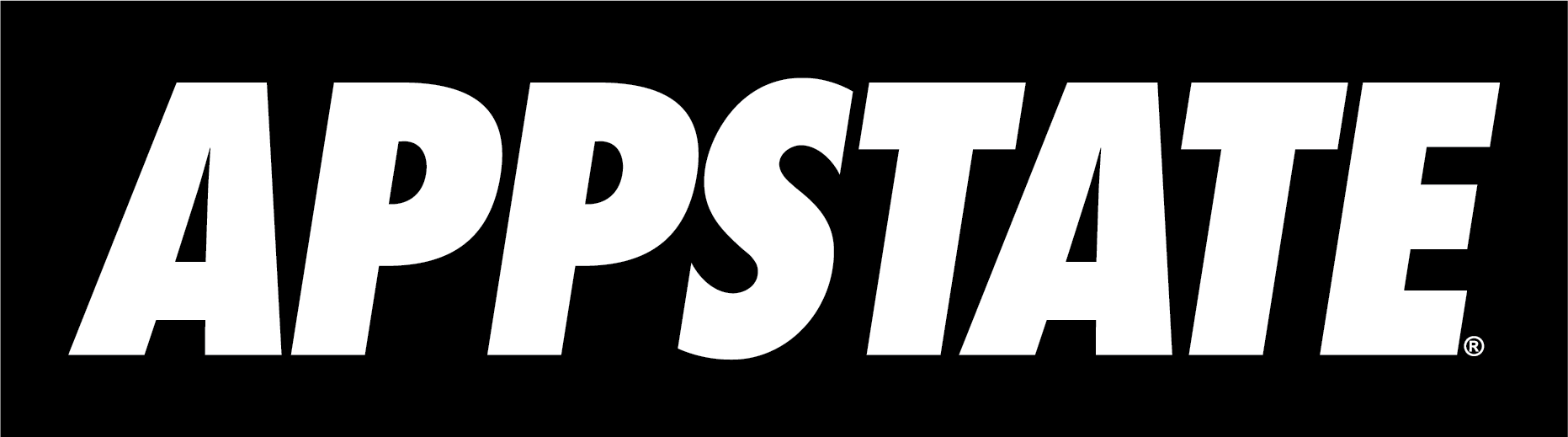App State logo with registration mark - white App State logo with registration mark - white