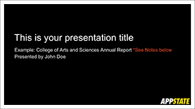 presentation template a