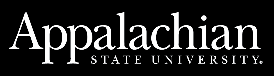 Primary Appalachian logo with registration mark - white Primary Appalachian logo with registration mark - white